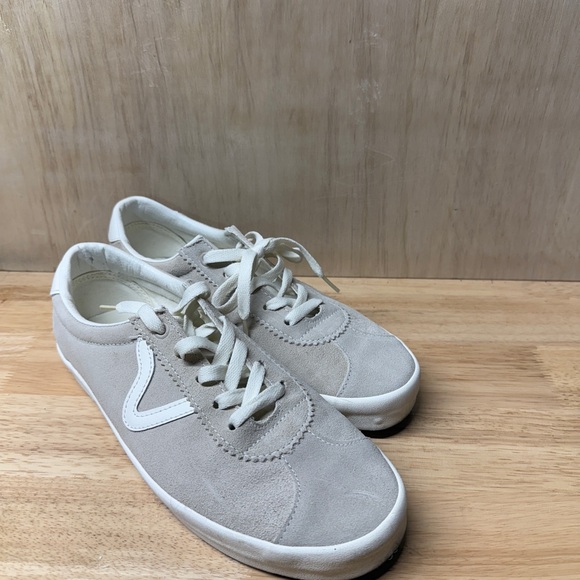 Vans Suede Sneakers - Cream and White 9.5 - Picture 2 of 2